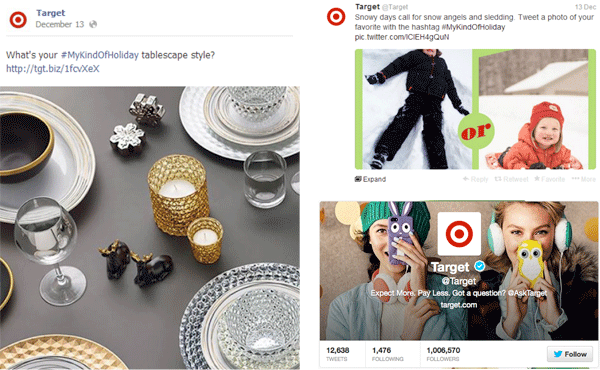 Mavsocial best practice and how to do social right showing Target Twitter example