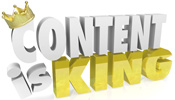 Content is king on the internet social media Google+ strategy 