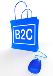 Sales for B2C Business to Consumer shopping online stores online payment